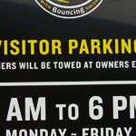 Baked Enamel Sign