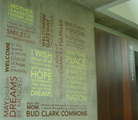 Silk Screened Wall