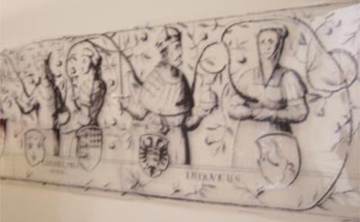 Silk Screened Wall